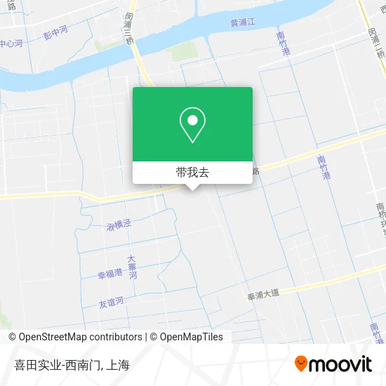 喜田实业-西南门地图