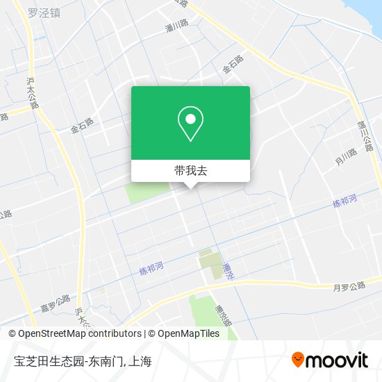 宝芝田生态园-东南门地图