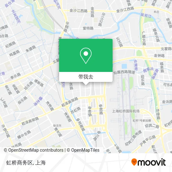 虹桥商务区地图