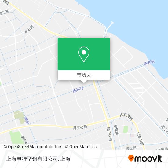 上海申特型钢有限公司地图