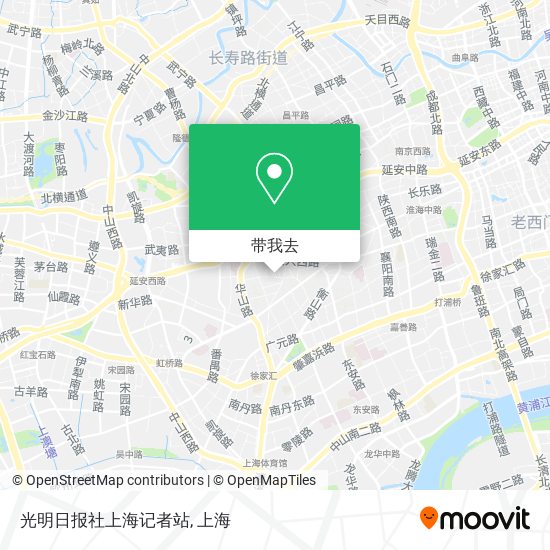 光明日报社上海记者站地图
