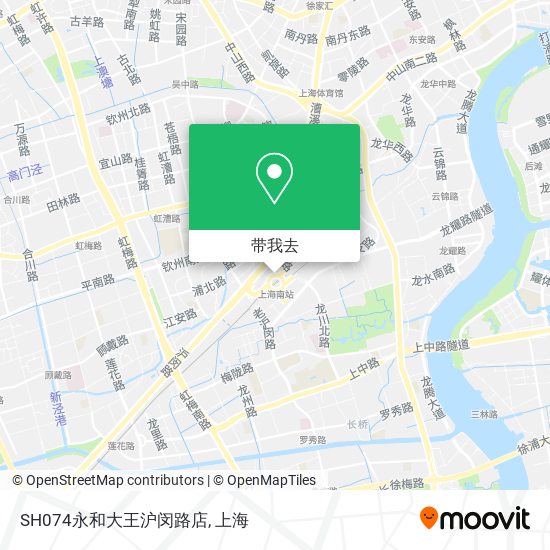 SH074永和大王沪闵路店地图