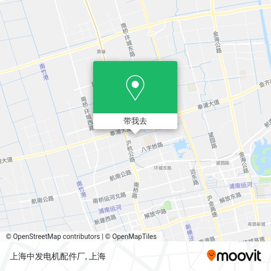 上海中发电机配件厂地图