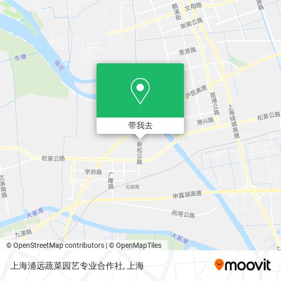上海浦远蔬菜园艺专业合作社地图