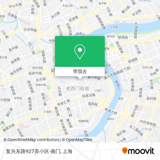 复兴东路927弄小区-南门地图