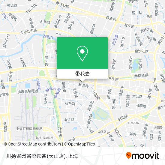 川扬酱园酱菜辣酱(天山店)地图