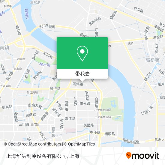 上海华洪制冷设备有限公司地图