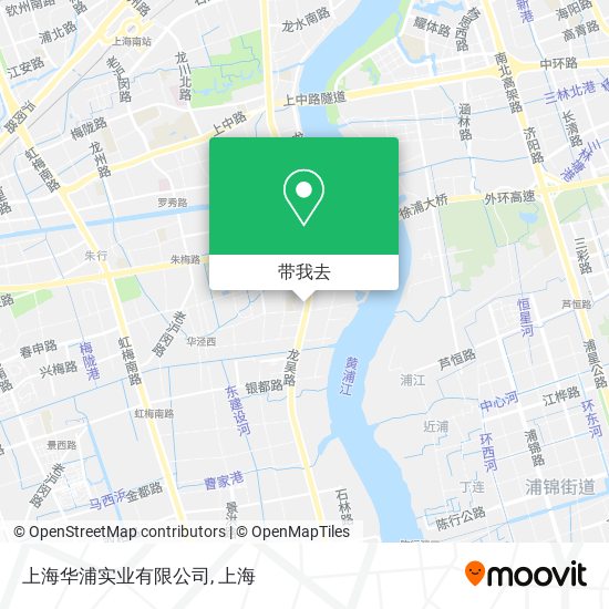 上海华浦实业有限公司地图