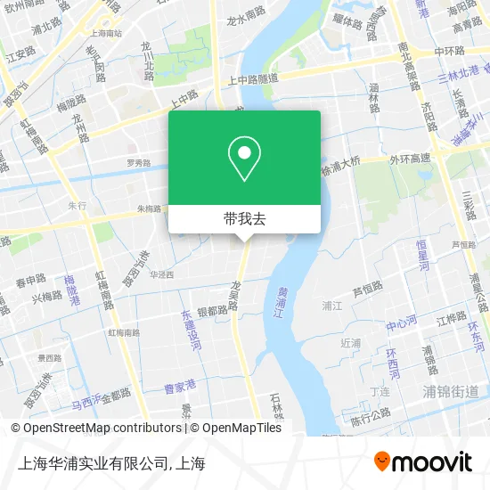 上海华浦实业有限公司地图