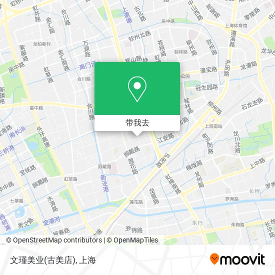 文瑾美业(古美店)地图