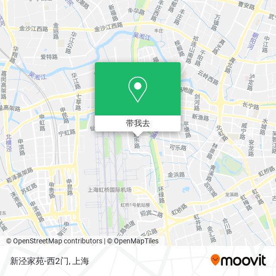 新泾家苑-西2门地图