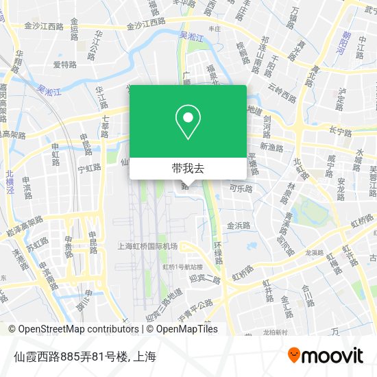 仙霞西路885弄81号楼地图