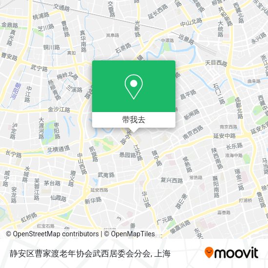 静安区曹家渡老年协会武西居委会分会地图
