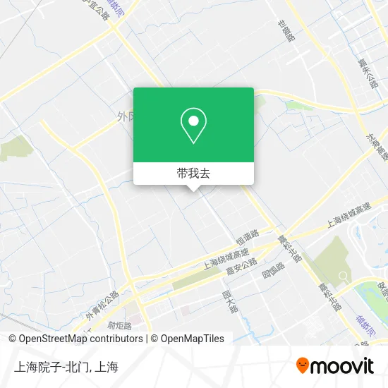 上海院子-北门地图