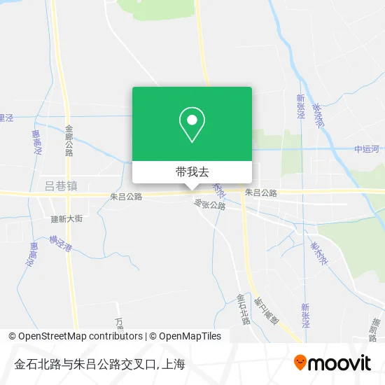 金石北路与朱吕公路交叉口地图
