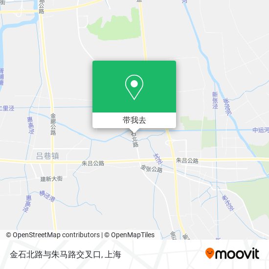 金石北路与朱马路交叉口地图