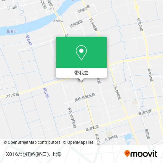 X016/北虹路(路口)地图