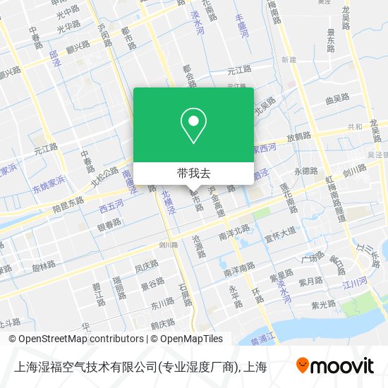 上海湿福空气技术有限公司(专业湿度厂商)地图