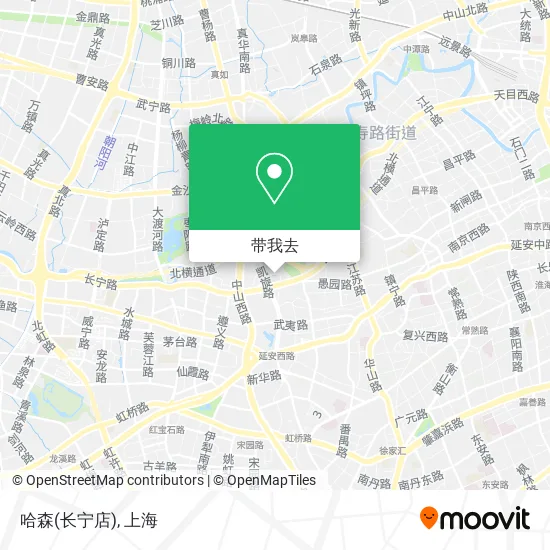 哈森(长宁店)地图