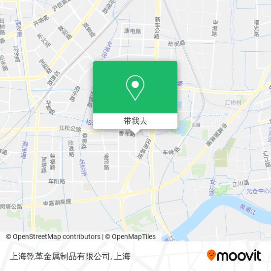 上海乾革金属制品有限公司地图