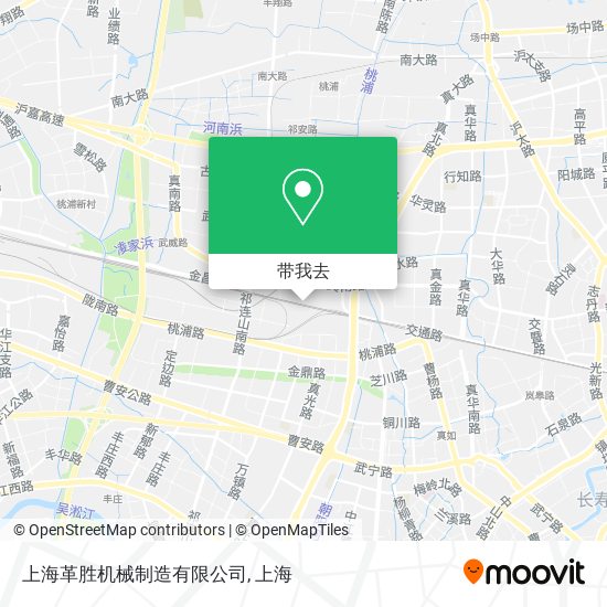 上海革胜机械制造有限公司地图