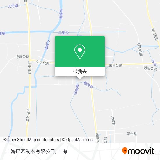 上海巴幕制衣有限公司地图