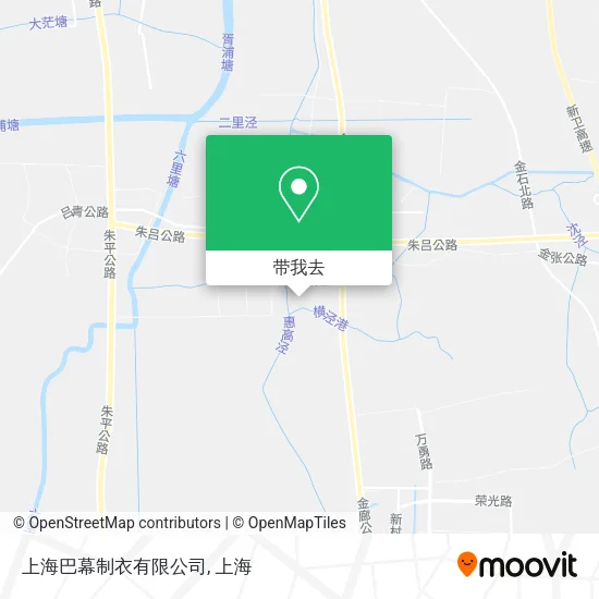 上海巴幕制衣有限公司地图