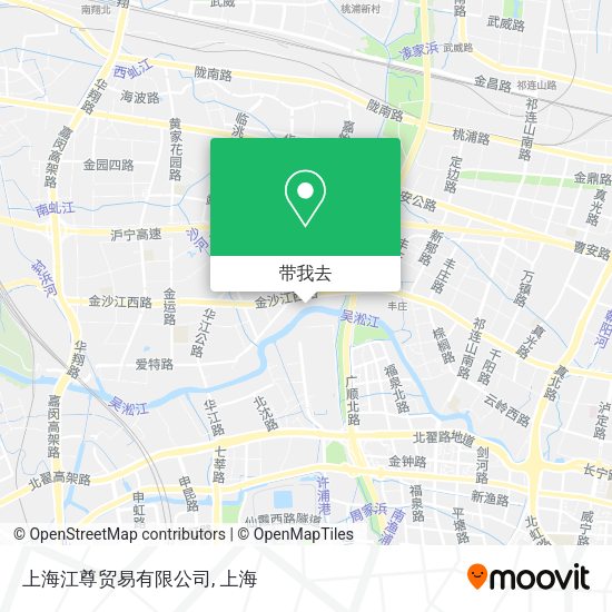 上海江尊贸易有限公司地图
