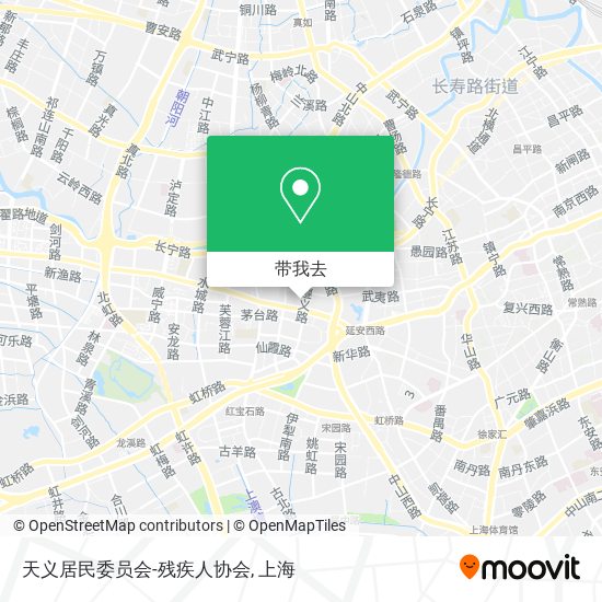 天义居民委员会-残疾人协会地图