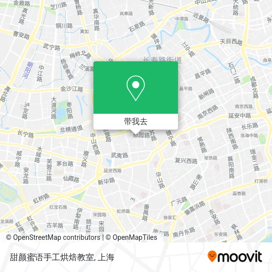 甜颜蜜语手工烘焙教室地图