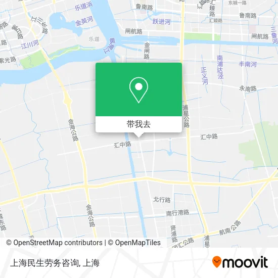 上海民生劳务咨询地图