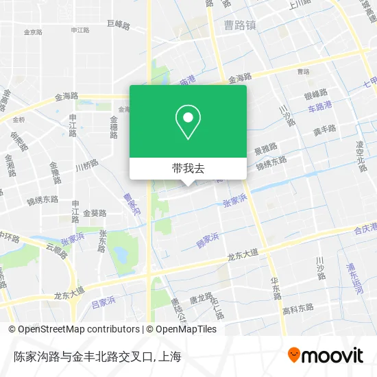 陈家沟路与金丰北路交叉口地图