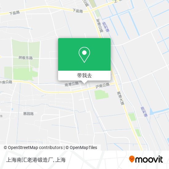 上海南汇老港锻造厂地图