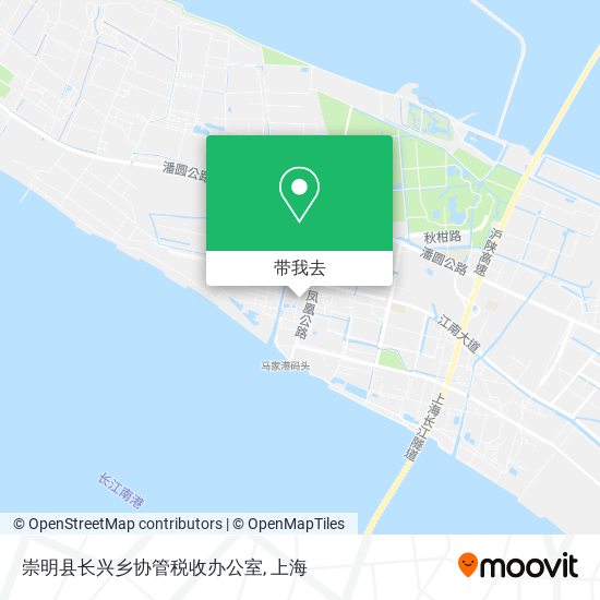 崇明县长兴乡协管税收办公室地图
