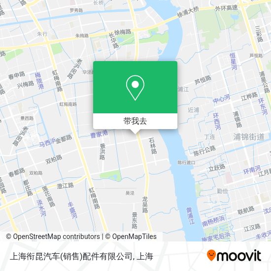 上海衔昆汽车(销售)配件有限公司地图