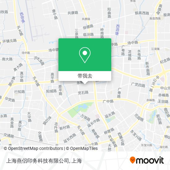 上海燕侣印务科技有限公司地图