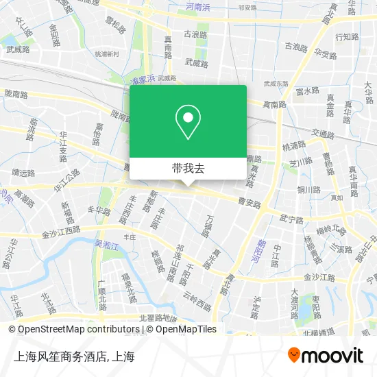上海风笙商务酒店地图