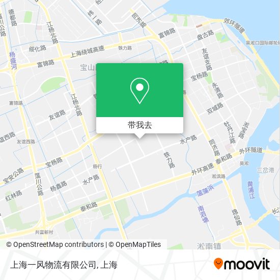 上海一风物流有限公司地图