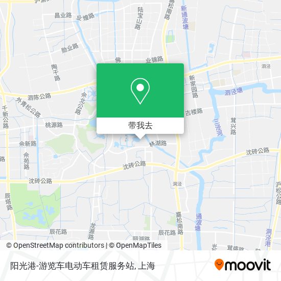 阳光港-游览车电动车租赁服务站地图