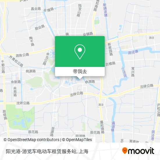 阳光港-游览车电动车租赁服务站地图