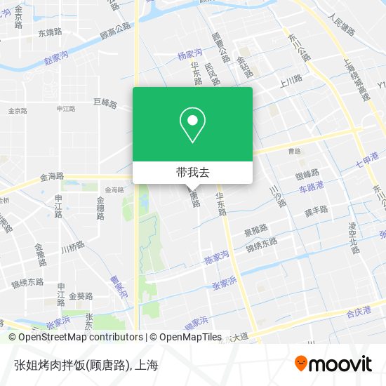 张姐烤肉拌饭(顾唐路)地图