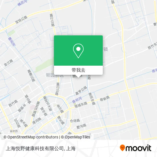上海悦野健康科技有限公司地图