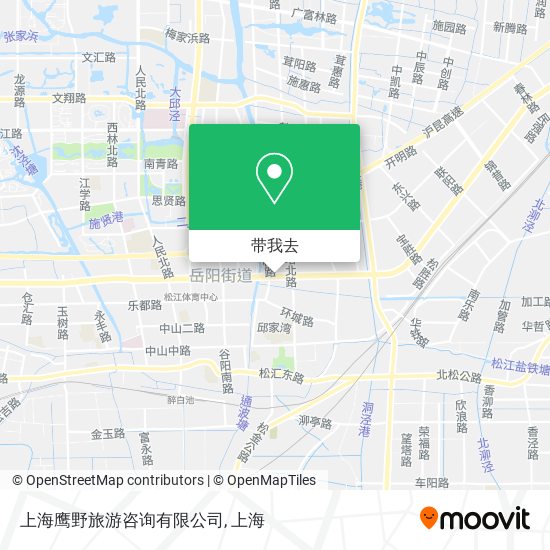 上海鹰野旅游咨询有限公司地图