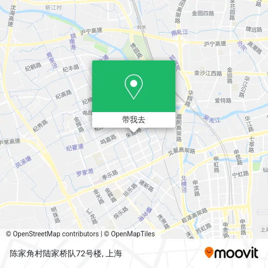 陈家角村陆家桥队72号楼地图