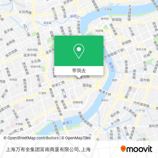 上海万有全集团富南商厦有限公司地图