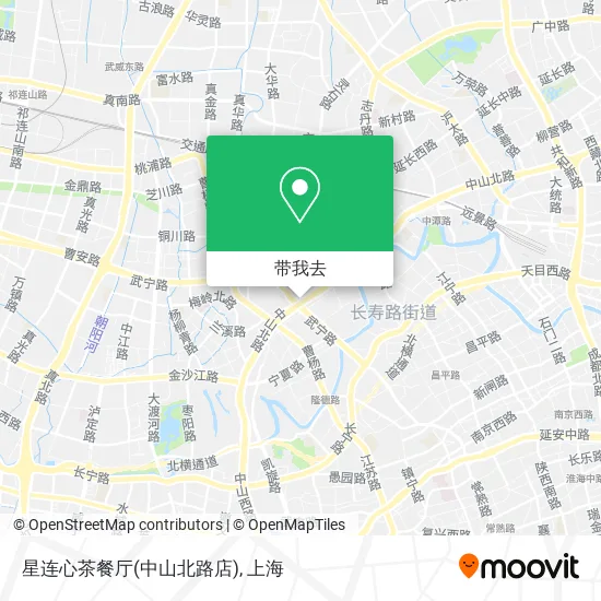 星连心茶餐厅(中山北路店)地图