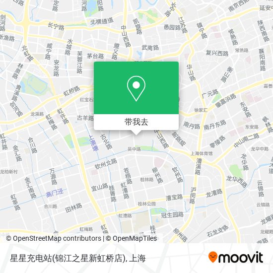 星星充电站(锦江之星新虹桥店)地图