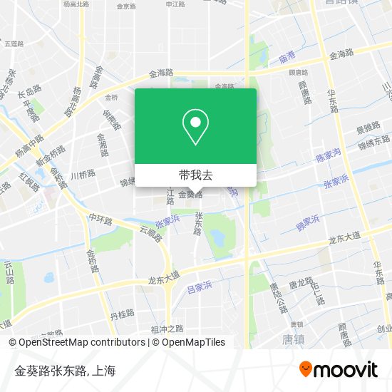 金葵路张东路地图