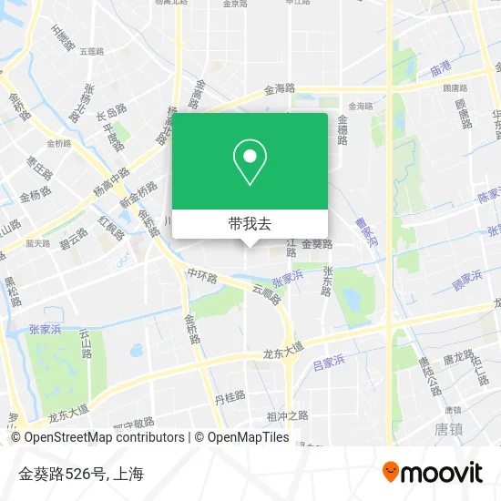 金葵路526号地图