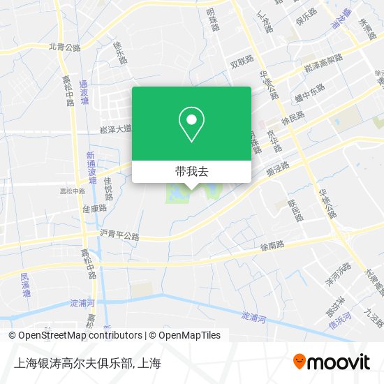 上海银涛高尔夫俱乐部地图